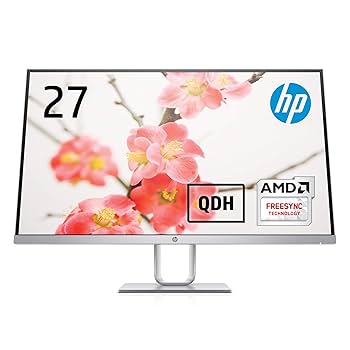 Amazon.co.jp: HP モニター 27インチ ディスプレイ QHD 解像度